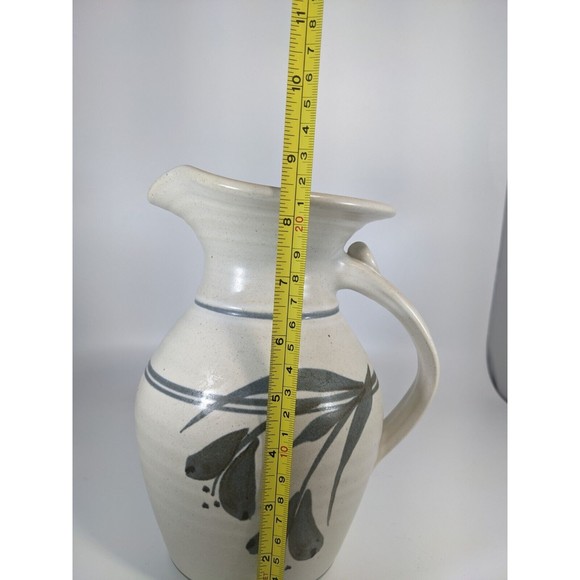 Vintage Emerson Creek Pottery Pitcher Otter Creek Collection Country Decor Vase - Picture 8 of 8